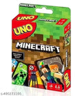UNO Minecraft Card Game for kids Friends And Family Fun Mine Craft UNO Playing Cards Games