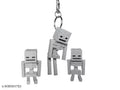 Minecraft Skelaton keychain